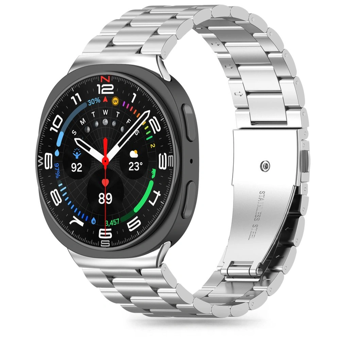Tech-Protect Stainless Samsung Galaxy Watch 8 / 9 / Classic 40/44/46mm Silver