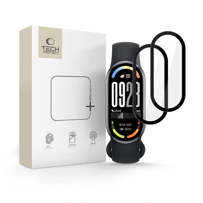 Tech-Protect Glass Flex+ Xiaomi Smart Band 10 / 10 NFC Black [2 PACK]