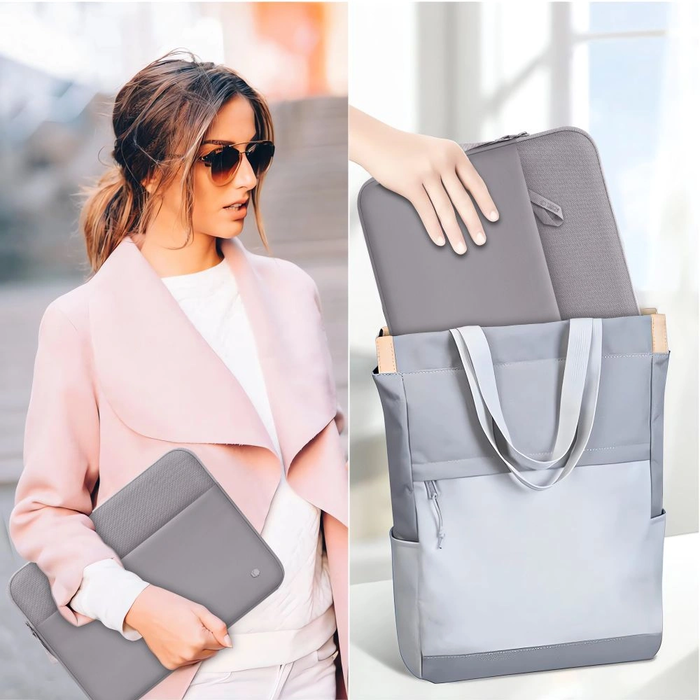 Tech-Protect Sleeve Laptop 15-16 Crayon Grey