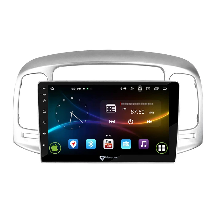 VenCore 3236-10007-0711S - Οθόνη Multimedia Android 15 9" για Hyundai Accent 2006-2011 (Ασημί)