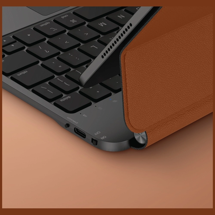 UNIQ Venno Pro Magnetic Smart with keyboard Apple iPad Pro 11" 2024 caramel