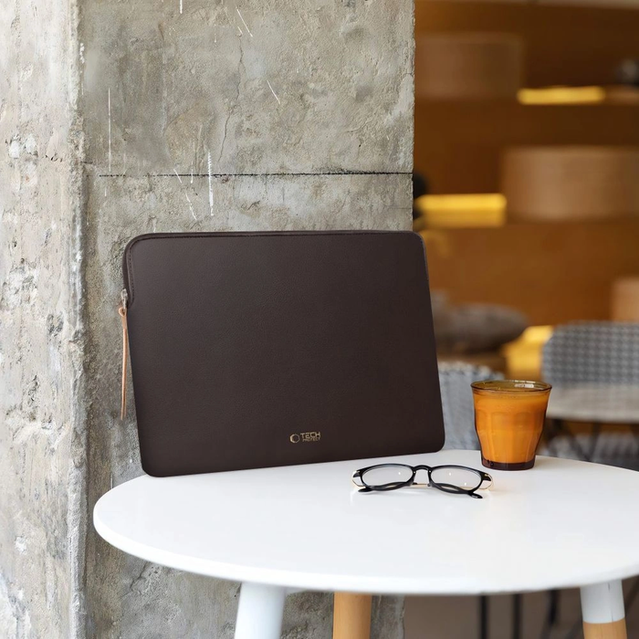 Tech-Protect Fleece Laptop 13-14 Chocolate