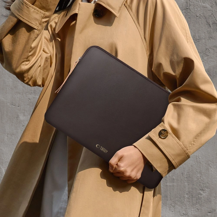 Tech-Protect Fleece Laptop 13-14 Chocolate