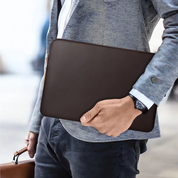 Tech-Protect Fleece Laptop 13-14 Chocolate