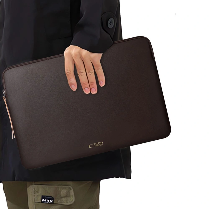 Tech-Protect Fleece Laptop 13-14 Chocolate