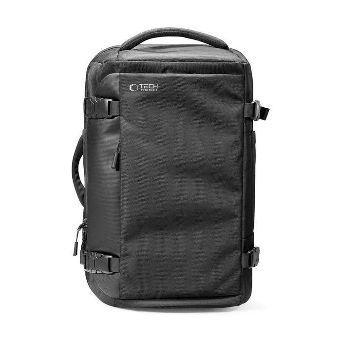 Tech-Protect Defender S40 Ryanair & Wizzair Travel Laptop Cabin Backpack 20L 40x20x25 Black