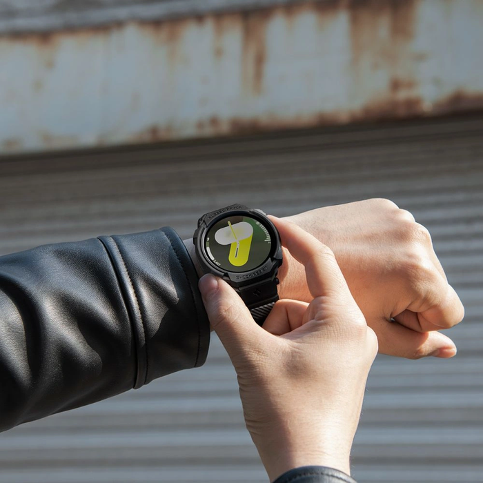 Spigen Rugged Armor Pro Samsung Galaxy Watch 8 / 9 44mm Matte Black