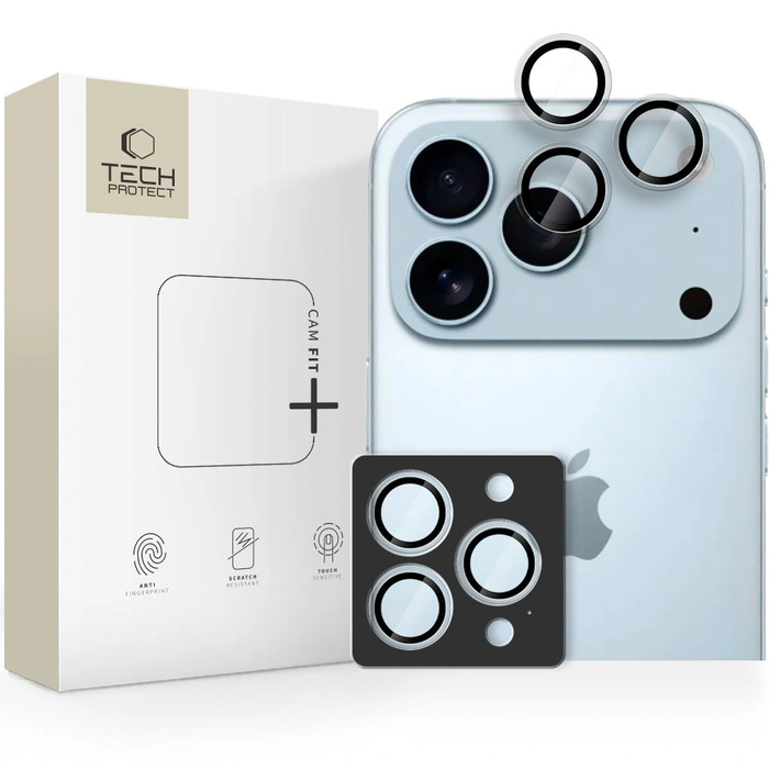 Tech-Protect Camring Fit+ Apple iPhone 14 Pro / Max / 15 Pro / Max / 16 Pro / Max / 17 Pro / Max Clear