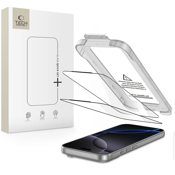 Tech-Protect Quick Set+ Apple iPhone 17 Pro Max Black [2 PACK]