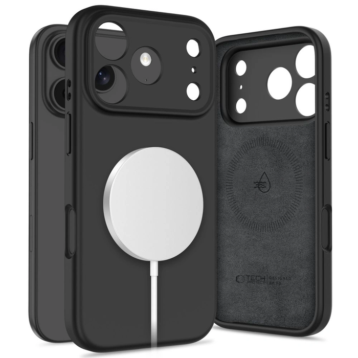 Tech-Protect Silicone MagSafe Apple iPhone 17 Pro Max Black