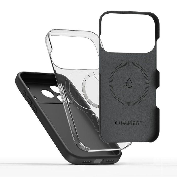 Tech-Protect Silicone MagSafe Apple iPhone 17 Pro Max Black