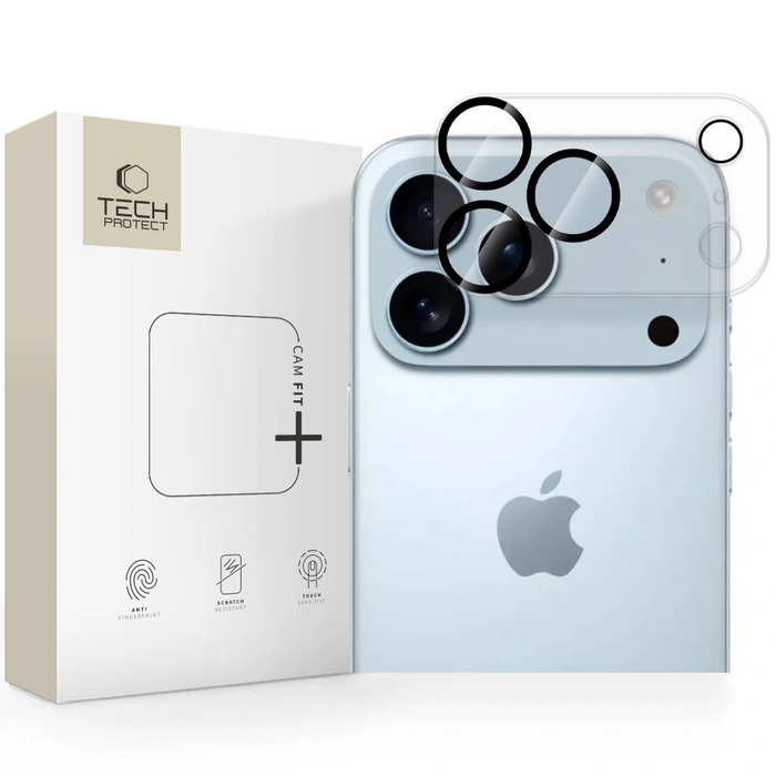 Tech-Protect Cam Fit+ Apple iPhone 17 Pro Max Clear