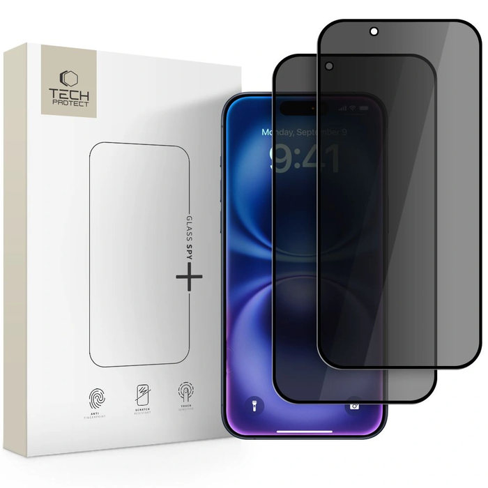 Tech-Protect Glass Spy+ Apple iPhone Air Privacy [2 PACK]