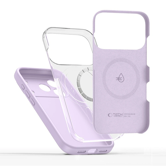 Tech-Protect Silicone MagSafe Apple iPhone 17 Pro Mauve