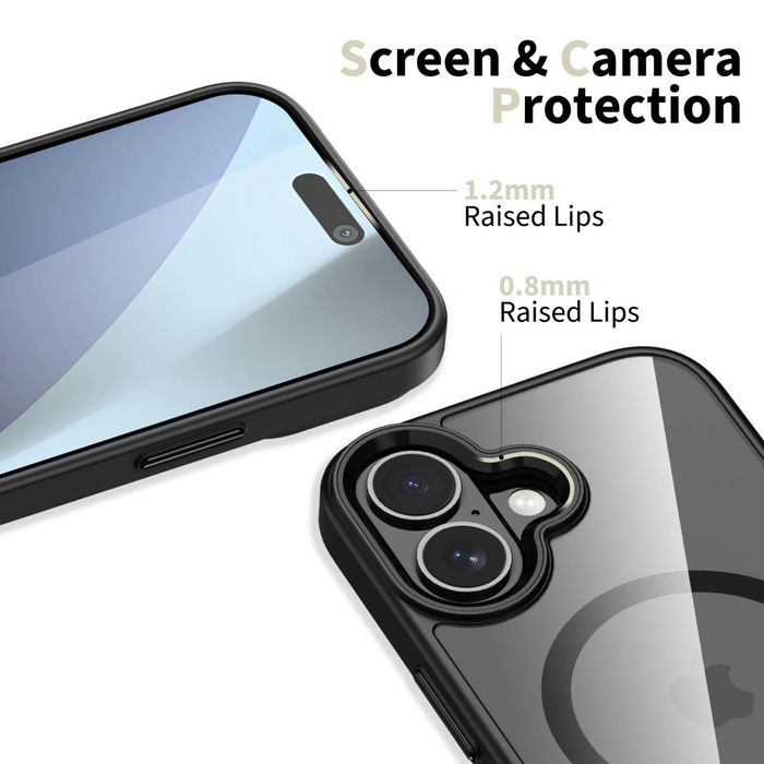 Tech-Protect MagMat MagSafe Apple iPhone 17 Black/clear