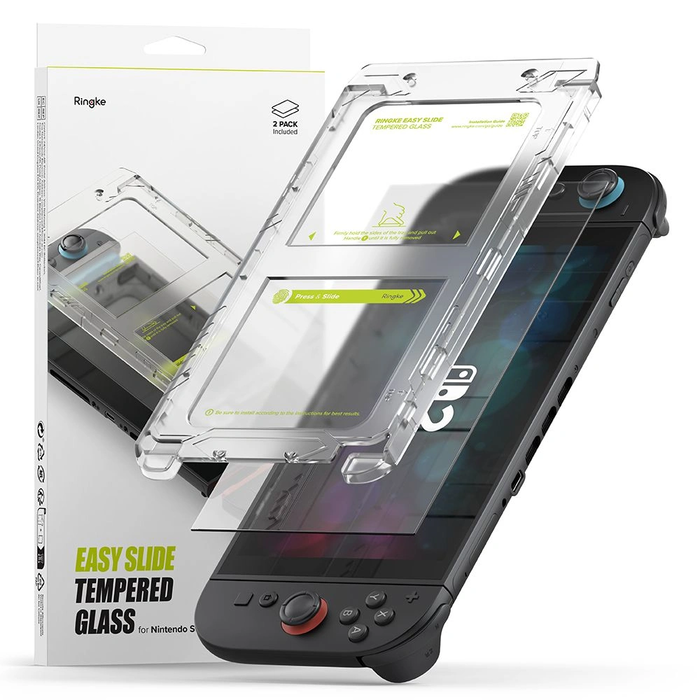Ringke Easy Slide Nintendo Switch 2 Clear [2 PACK]