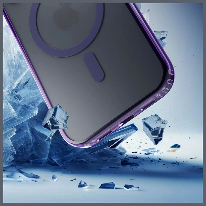 3MK Frosty MagCase Apple iPhone 17 purple