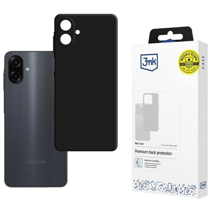 3MK Matt Case Samsung Galaxy A07 4G black