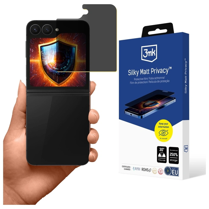 3MK Silky Matt Privacy Samsung Galaxy Z Flip6 / Flip7 FE