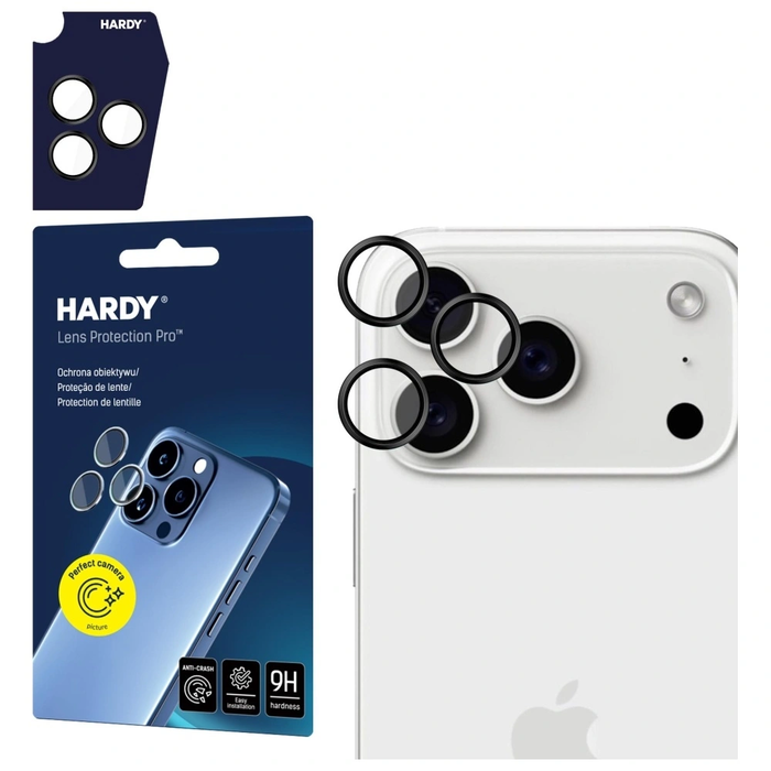 3MK HARDY Lens Protection Pro Apple iPhone 17 Pro /17 Pro Max black