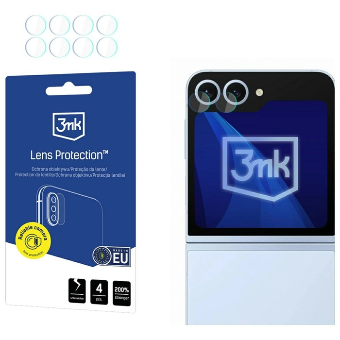 3MK Lens Protection Samsung Galaxy Z Flip6 [4 PACK]