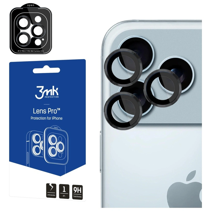 3MK Lens Protection Pro Apple iPhone 17 Pro / 17 Pro Max black