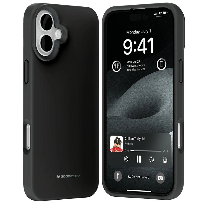 Mercury Pure MagSafe Silicone Apple iPhone 16 Plus black