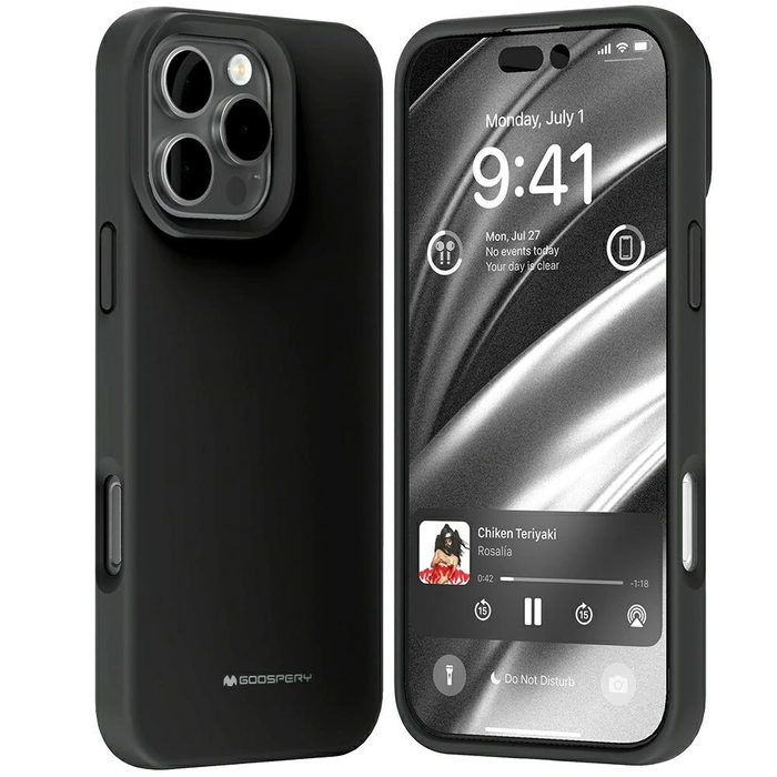 Mercury Pure MagSafe Silicone Apple iPhone 16 Pro Max black