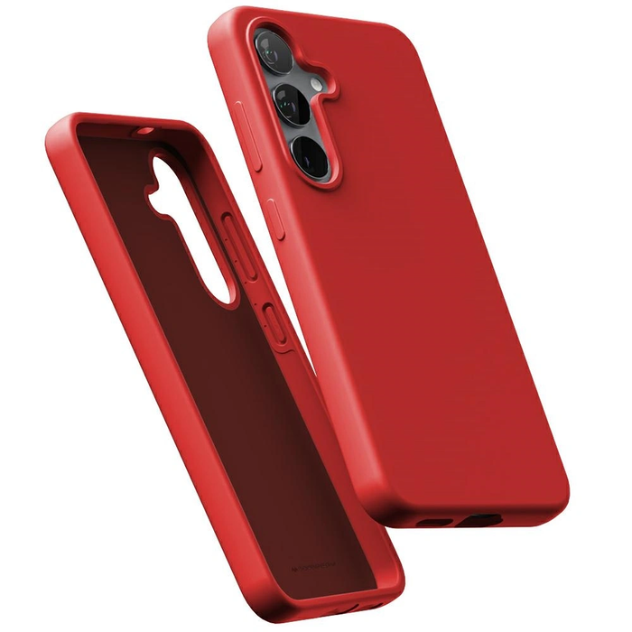 Mercury Pure MagSafe Silicone Samsung Galaxy S25+ Plus red