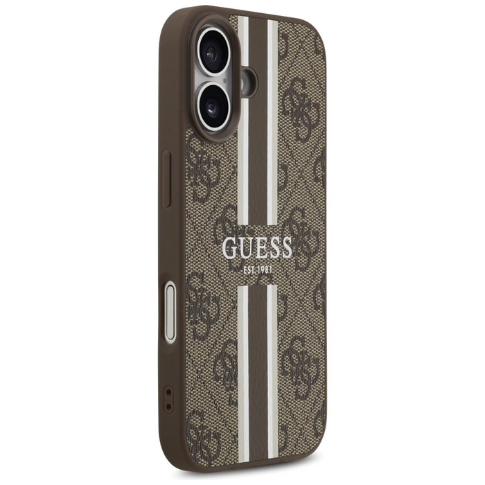 Guess 4G Printed Stripes MagSafe Apple iPhone 17 brown