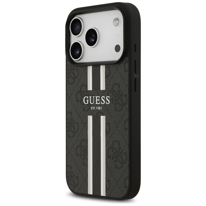Guess 4G Printed Stripes MagSafe Apple iPhone 17 Pro black