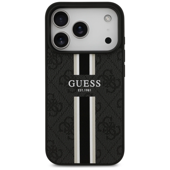 Guess 4G Printed Stripes MagSafe Apple iPhone 17 Pro black