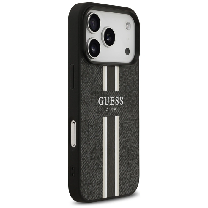 Guess 4G Printed Stripes MagSafe Apple iPhone 17 Pro black