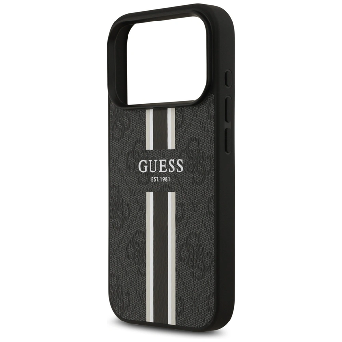 Guess 4G Printed Stripes MagSafe Apple iPhone 17 Pro black
