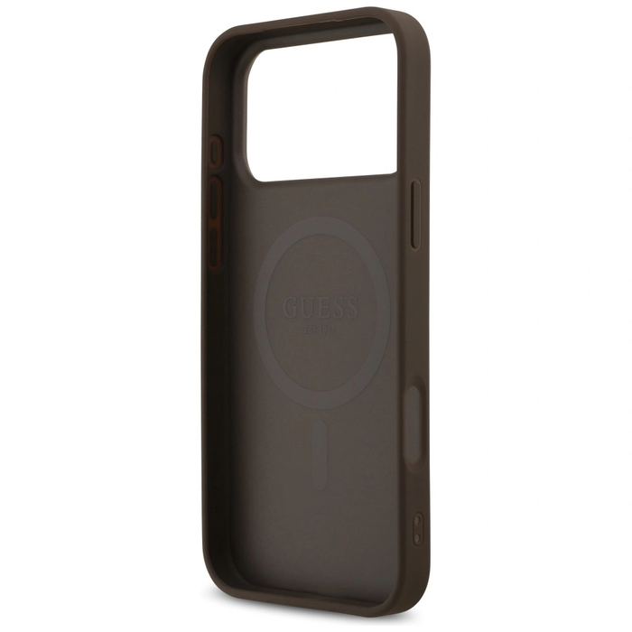 Guess 4G Printed Stripes MagSafe Apple iPhone 17 Pro Max brown