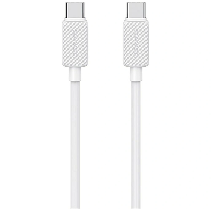 USAMS KY Series US-SJ696 60W USB-C / USB-C cable 2m white