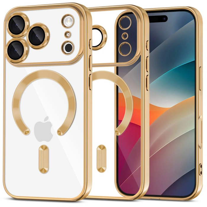 Tech-Protect MagFlex MagSafe Case for Apple iPhone 17 Pro Max Shiny Gold