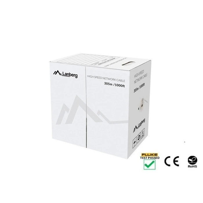 Καλώδιο Δικτύου Lanberg Utp Cat.5e Cu 305 M Wire Lcu5-12cu-0305-Y Yellow