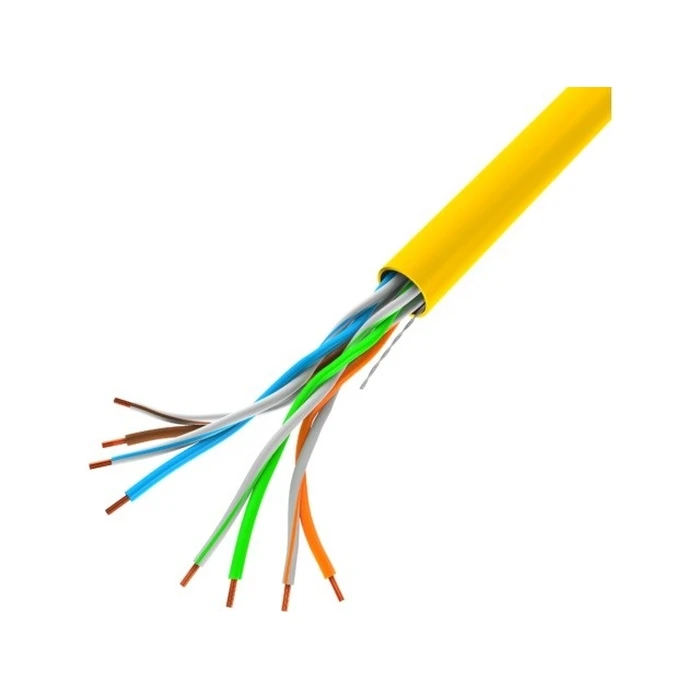 Καλώδιο Δικτύου Lanberg Utp Cat.5e Cu 305 M Wire Lcu5-12cu-0305-Y Yellow