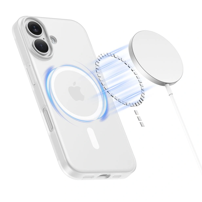 Tech-Protect Magslim MagSafe Case for Apple iPhone 17 Matte/white