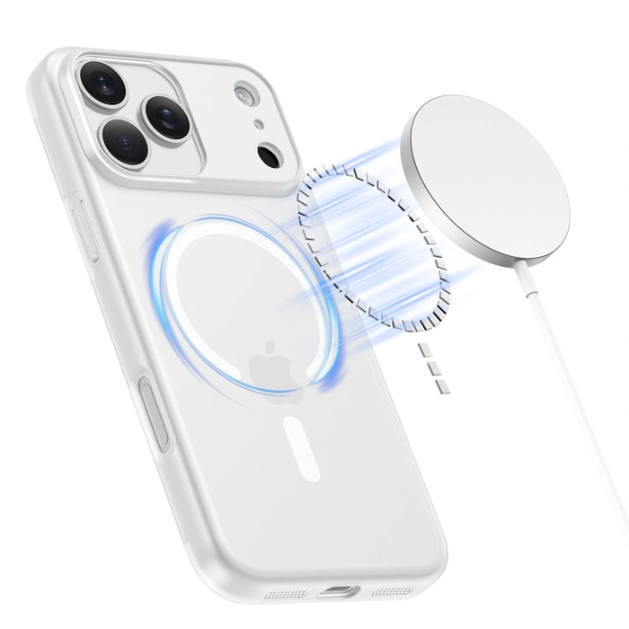 Tech-Protect Magslim MagSafe Case for Apple iPhone 17 Pro Max Matte/white