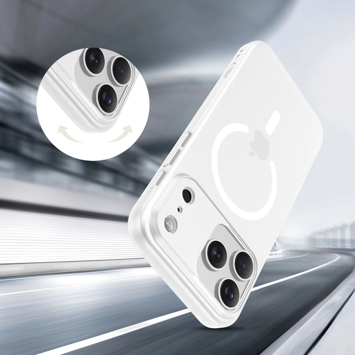 Tech-Protect Magslim MagSafe Case for Apple iPhone 17 Pro Max Matte/white