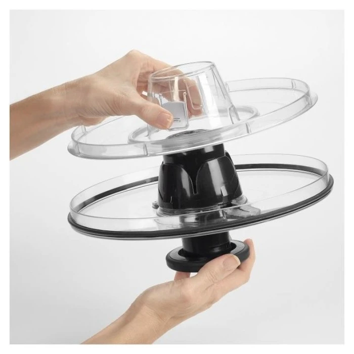 OXO Steel Salad Spinner 6.2L (Model O-1071497) - Silver/White