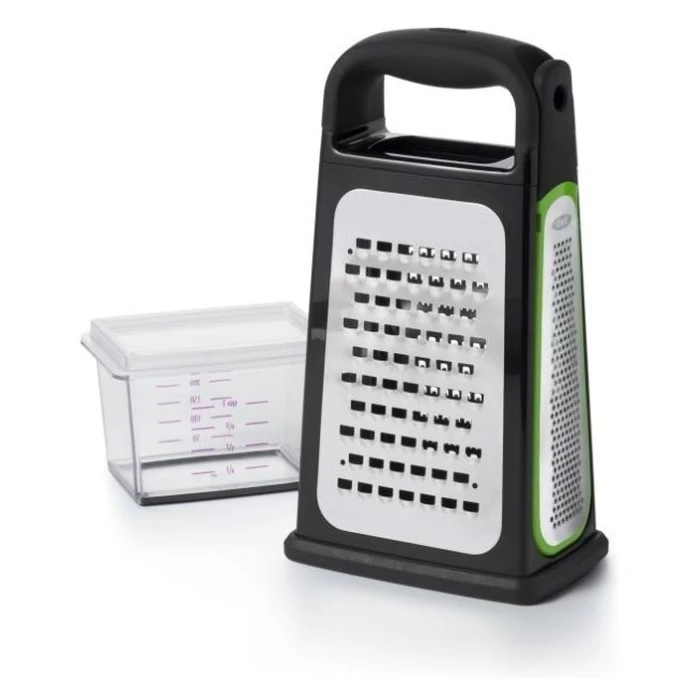 OXO Good Grips 3-σε-1 Τρίφτης Μαύρος (Μοντέλο O-11231700)
