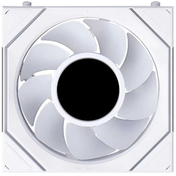 LIAN LI UNI FAN SL-INF LCD FLEX Reverse 120mm Case Fan - White - Wireless (1pc) - No controller included