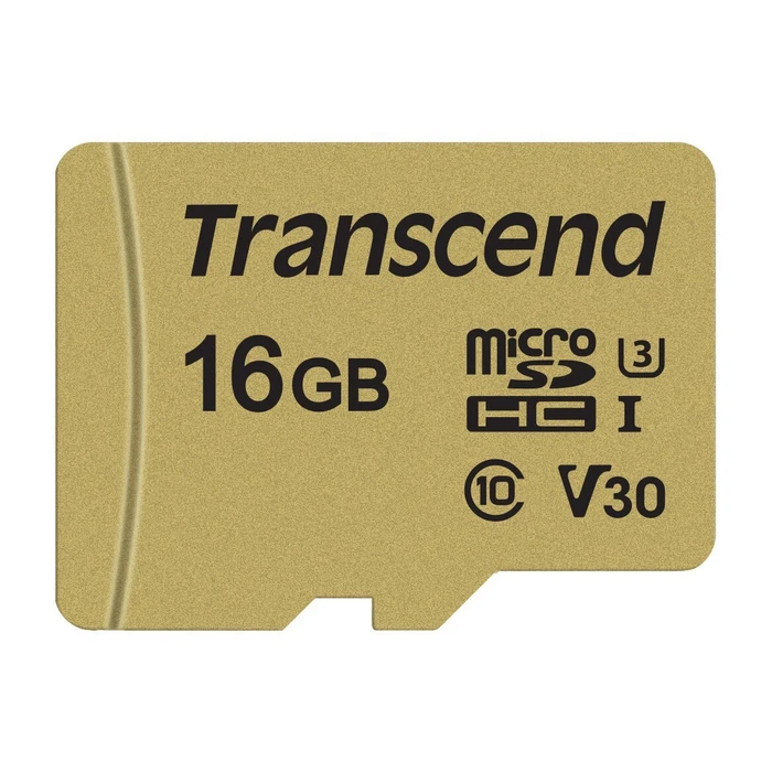 Κάρτα Μνήμης ΜicroSDHC 16GB Transcend Class 10 UHS-I U3 V30 + Adapter