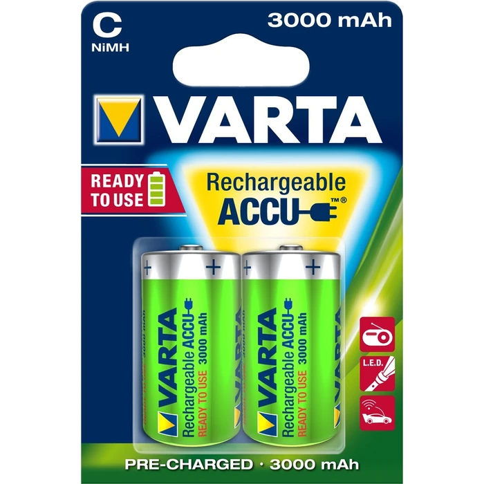 Μπαταρία Επαναφορτιζόμενη Varta Direct Energy (Blister) HR14 C 1x2 | 3000mAh