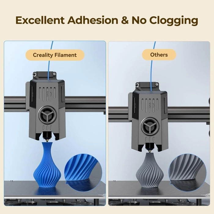 Creality3D PLA 3D Printer Filament 1.75mm Λευκό 2kg 3301010395