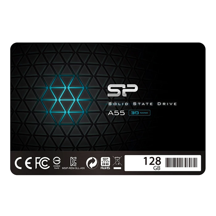 Σκληρός Δίσκος SSD 128GB Silicon Power SATA III A55 7mm Full Cap, Brue