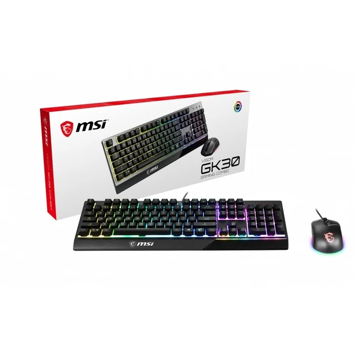 Σετ Πληκτρολόγιο και Ποντίκι Ενσύρματο Msi Vigor Gk30 Combo